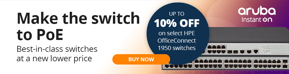 HPE 1950 Switch promo banner
