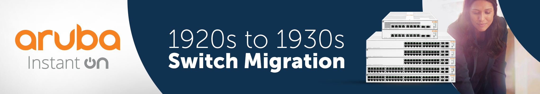 Aruba 1920s to 1930 Switch Migration banner