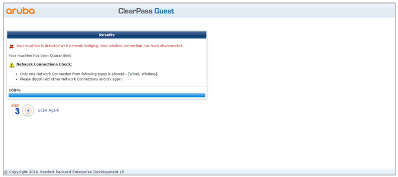 Centralized view of endpoints OnGuard activity.